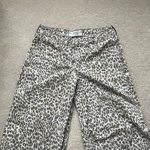 Hollister Leopard Print Pants
